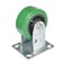 Vestil Polyurethane Rigid Caster 4 In. Diameter x 2 In. Width 700 Lb. Capacity Green/Black CST-F34-4X2DT-R - alternate 5